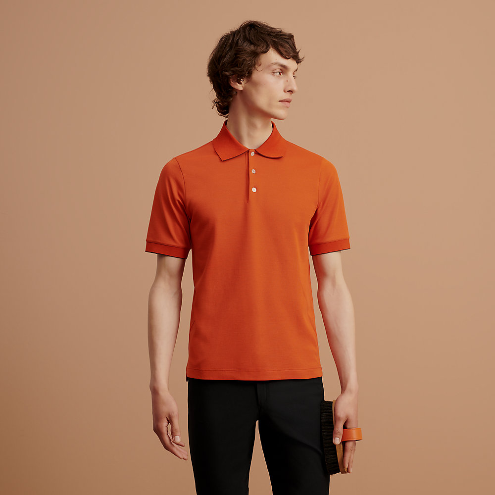 Camisa polo técnica Double Jeu | Hermès Brasil